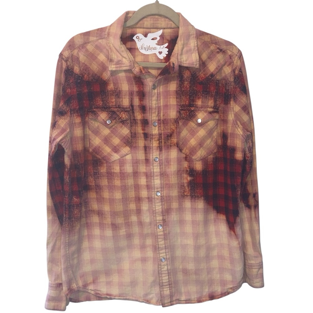 Cristina Ltd One of a kind snap front medium top